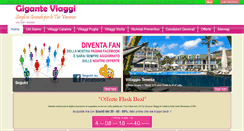 Desktop Screenshot of giganteviaggi.it
